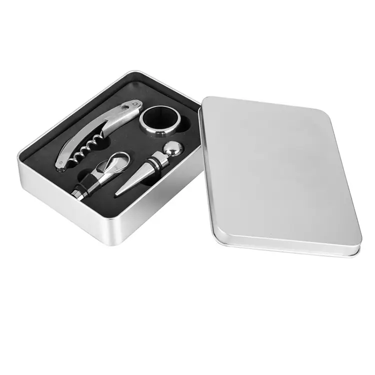 4st Wine Tools Tin Box Wine Set